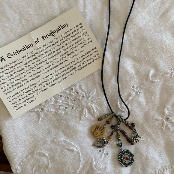 Robert Shields charm necklace 18.5 inches. - Picture 2 of 5